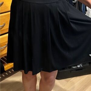 Eileen Fisher Black Skater Skirt